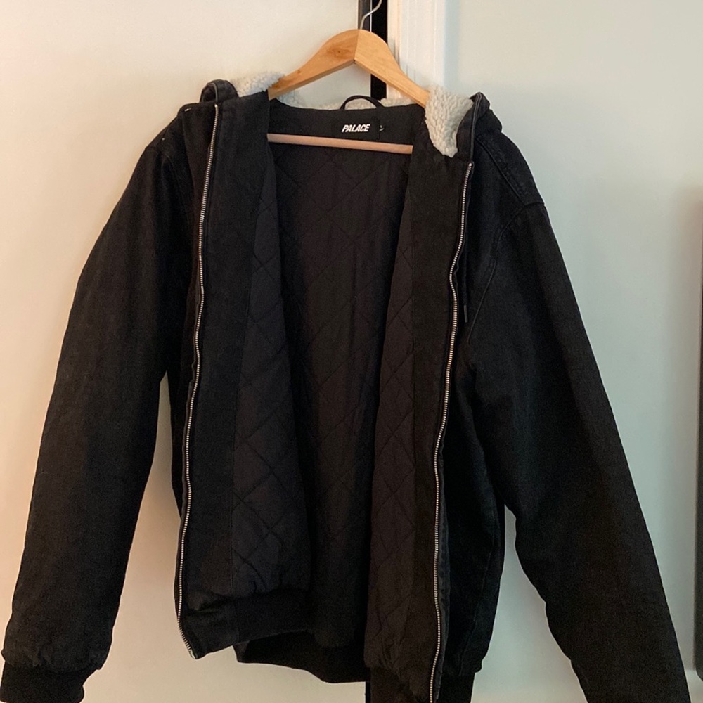 PALACE ACTIVE BREDDA JACKET BLACK STONE WASH - Picture 2 of 8